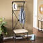 Portemanteau en fer avec banc et rangement pour chaussures Ahjanay-813758451