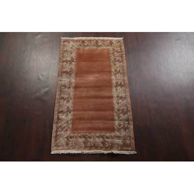 Tapis népalais oriental en laine noué à la main 3 x 5