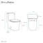 Toilette carrée encastrée à droite 1 pièce Concorde-1135972609-1125190076
