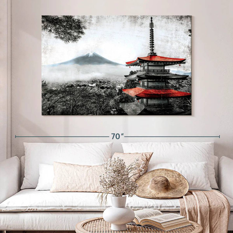 Adella Chureito Pagoda Pop, 34" H x 51" W