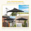 Brigston 292cm Tilt Wall Mount Parasol-270356042