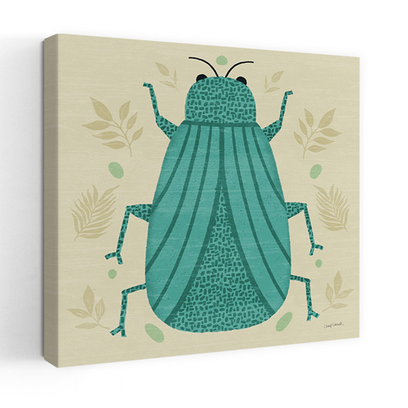 Playful Bugs II by Cheryl Warrick - Wrapped Canvas Print, 45.72 cm H x 45.72 cm W