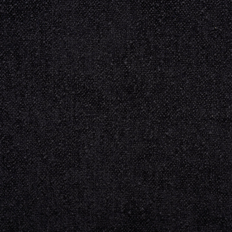 Laylie Leather Upholstered Dining Chair, Black Boucle, Black