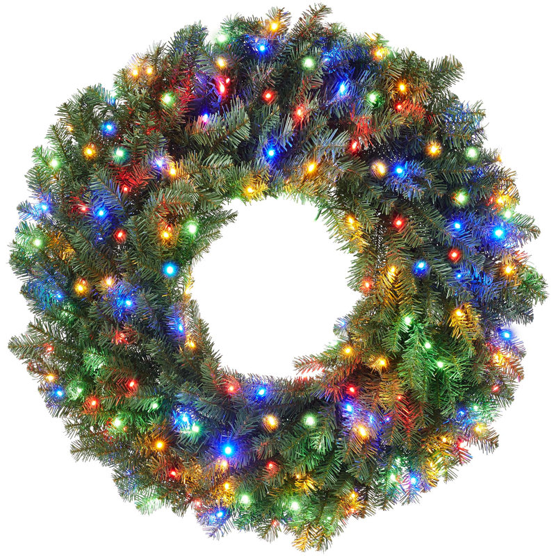 Faux Wreath, 48" W x 48" H x 3.95" D
