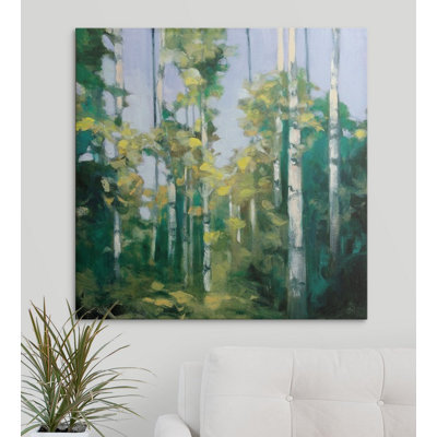 «Anjesa Birches» par Julia Purinton, reproduction d'art