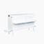 Lit escamotable avec port USB et tablettes amovibles de chaque côté, lit escamotable en pin massif pour bureau personnel, chambre d'amis-108780395-108780391