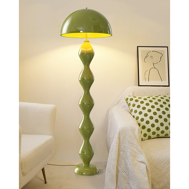 Minimalist High-end Artistic Wrought Iron Floor Lamp, Green, Green