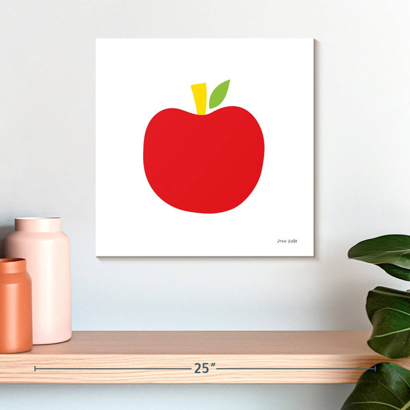 Yarlin Red Apple, 16" H x 16" W