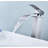 Waterfall - Style Single Handle Bathroom Faucet With Pop Up Drain, No Overflow, Stainless Steel Material, Corrosion Surface, Gentle Waterfall, Ideal For Sinks Without Overflow Spout And Steel,-121617443