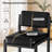 Comfortable Faux Leather Upholstered Dining Chair With Slightly Reclined Backrest And Straight Legs For Enhanced Support-1133755856