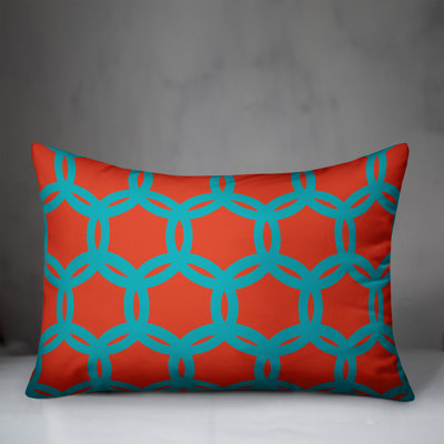  Geo Pattern Outdoor Lumbar Pillow