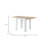 Extendable Table Newark, Folding Dining Table With Book Opening, Foldable Auxiliary Table