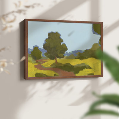 Bright Park I -Framed Print - Restickable