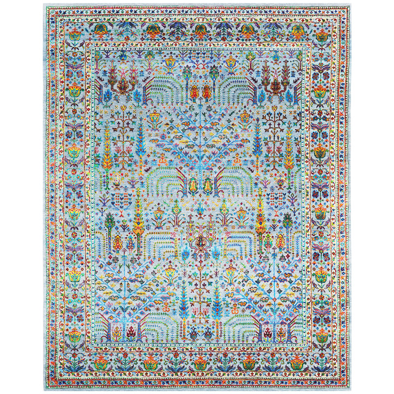 MOHIASM01LBMU Oriental Area Rug, Rectangle 8' x 10'
