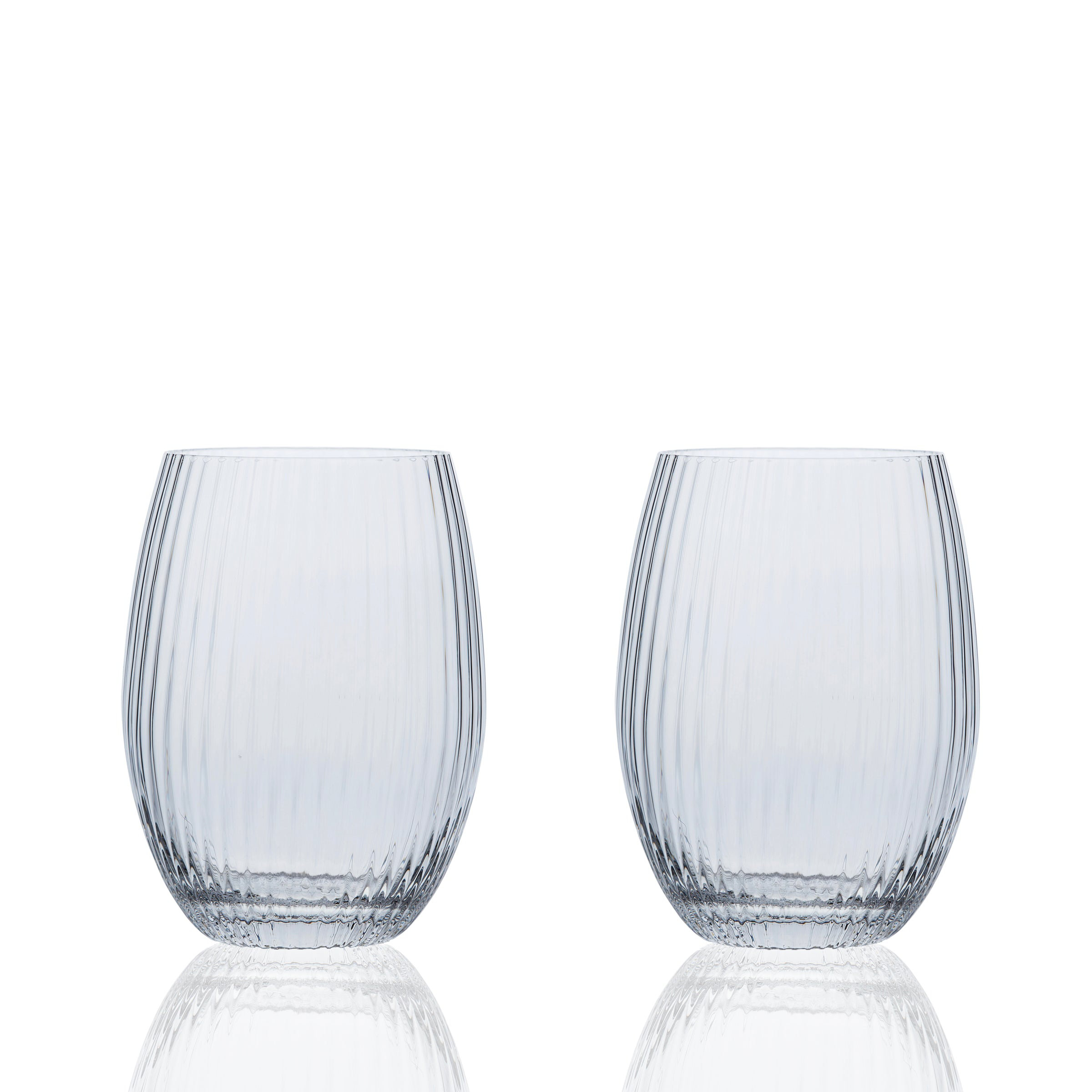 Caskata Quinn Clear Martini Glasses Set of 2