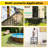 RV Steps with Handrail, 4 Steps Non-Slip Hot Tub Steps,Outdoor RV Stairs for Spa Pool, Camper