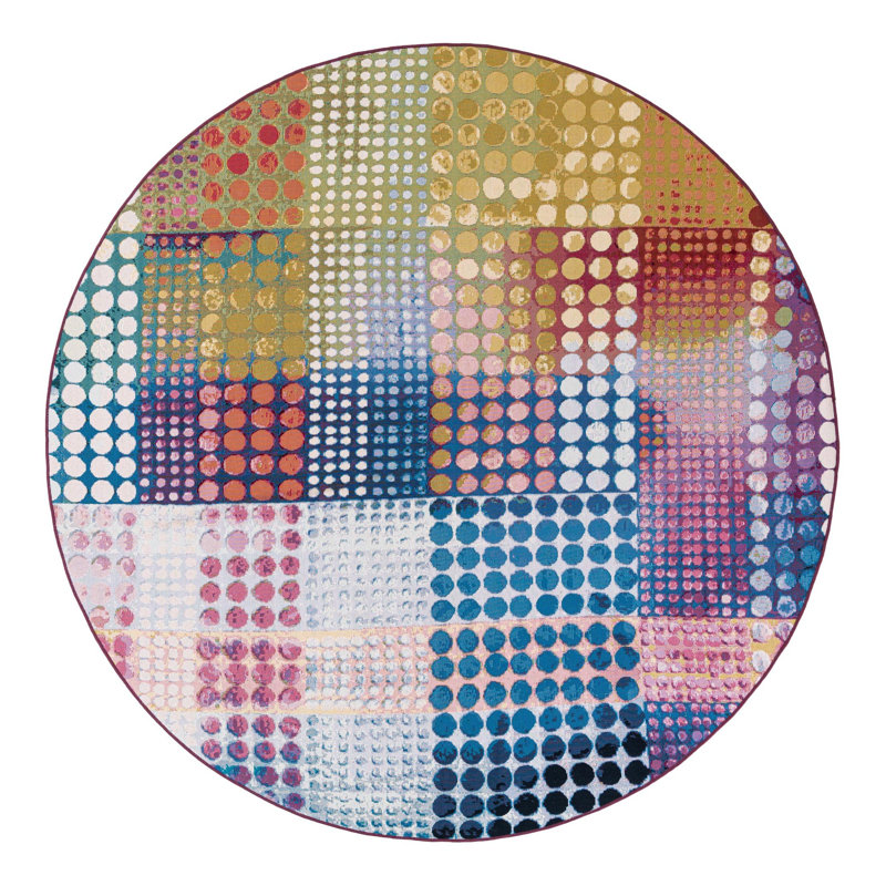 Pulse Hower Indoor/Outdoor Area Rug, Round 8'0"