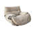 Beige Faux Leather