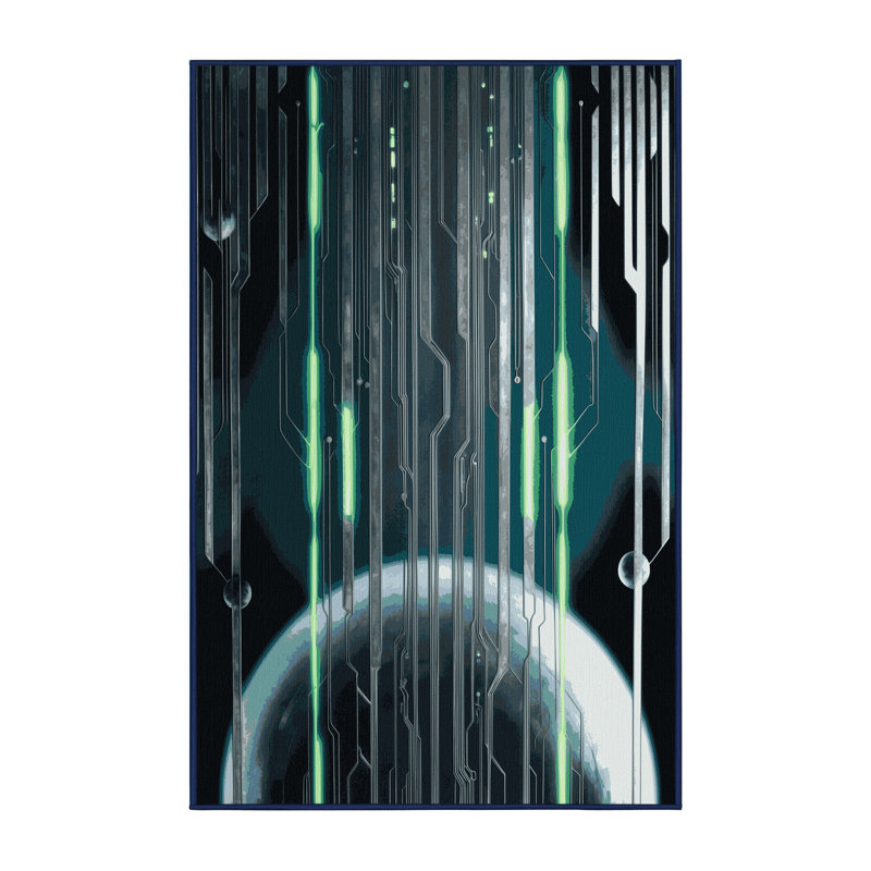 Quantum Cascade Rug, Rectangle 8' x 10'