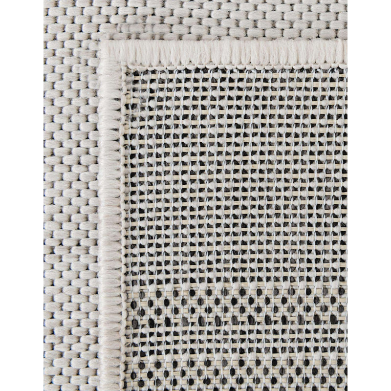 Tapis rayé intérieur / extérieur Leonardville, Tapis de couloir 2 pi x 8 pi