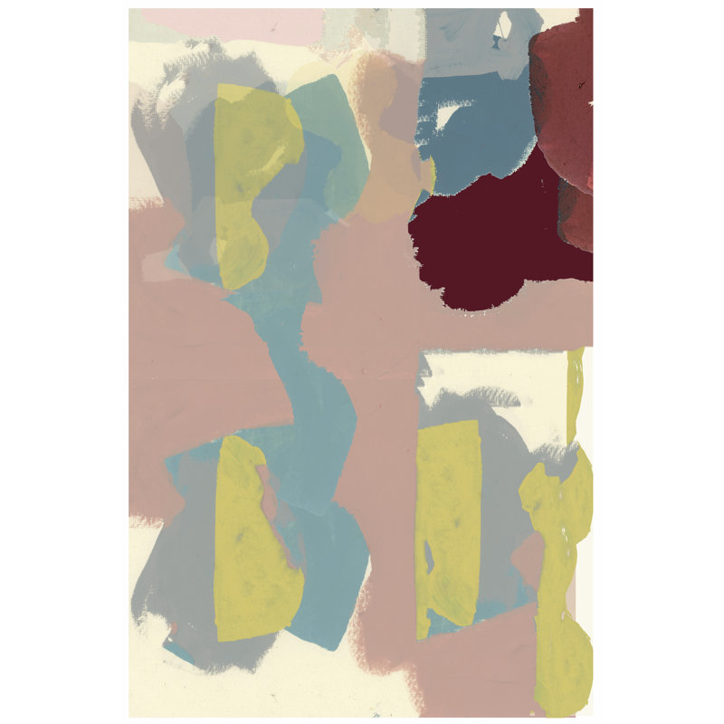 Big Shapes II by Cartissi - Wrapped Canvas Print, 46cm H x 30cm W x 3.8cm D