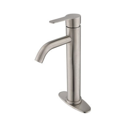 Robinet de lavabo de salle de bain à poignée simple
