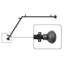 Tringle à rideaux d'angle simple réglable 0,8 po Iniguez-25515820-25515817
