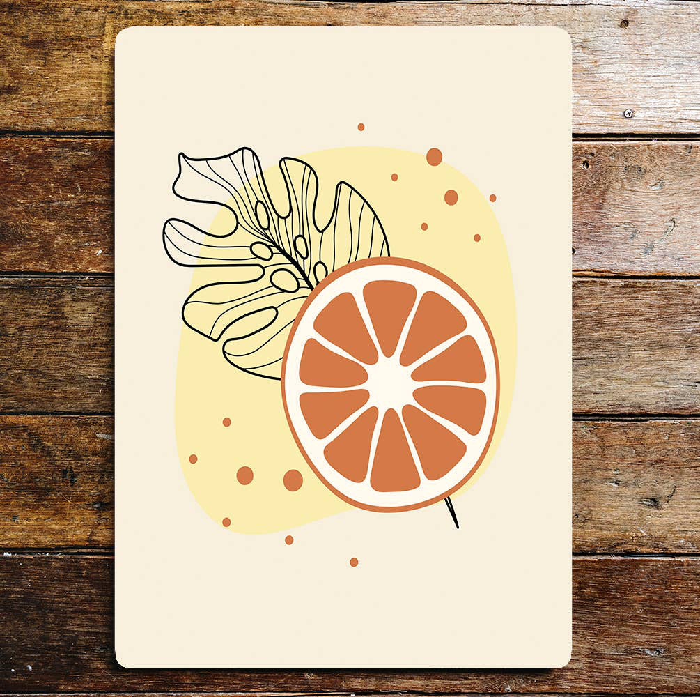 Food & Beverage Wall Decor on Metal