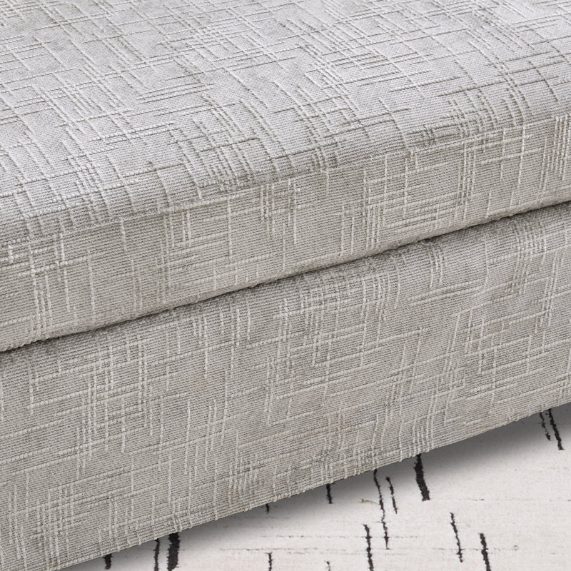 Canapé-causeuse moderne 3 places en chenille, Gris