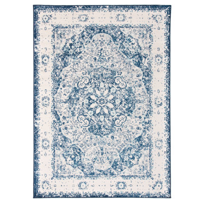 Barlow Machine Woven Oriental Area Rug 