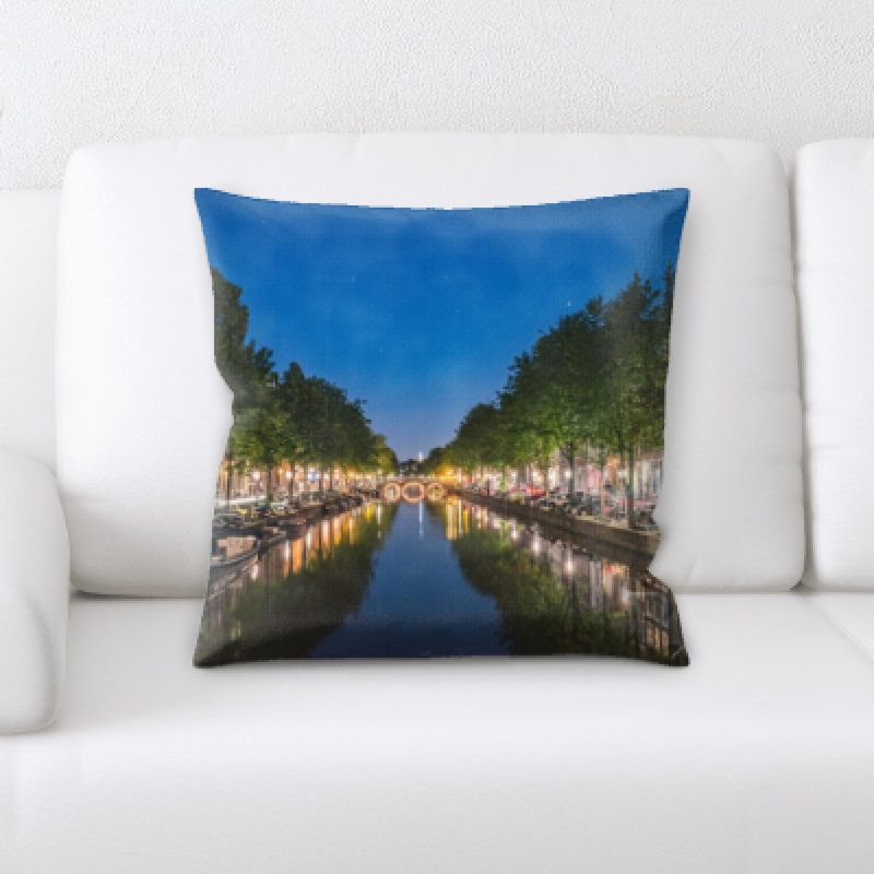 Microsuede Throw Pillow