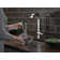 Robinet de bar escamotable pivotant