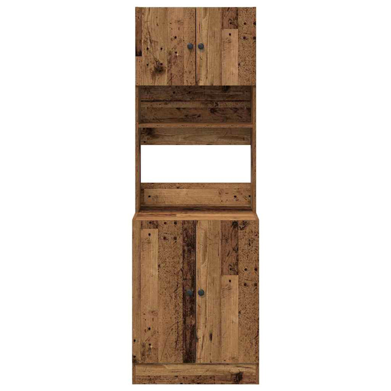 Kitchen Cabinet 60X50x180 Cm Engineered Wood, Old Wood