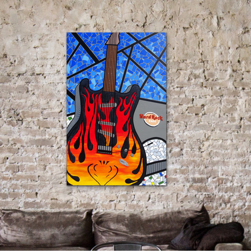 The Hard Rock At Universal Studios Painting by Eddie Bruckner