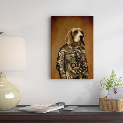 « beagle », impression sur toile