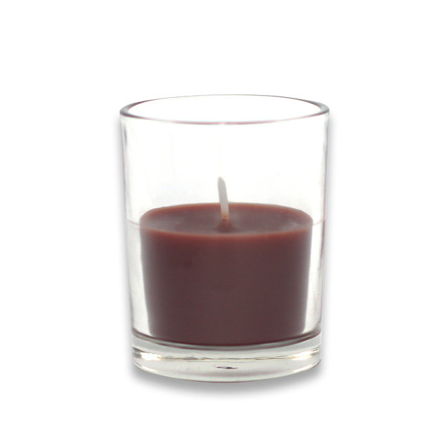 Bougie votive Zest, Brun, Ensemble de 12