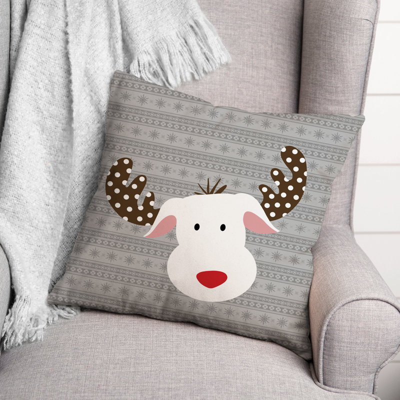  Moose Square Throw Cushion