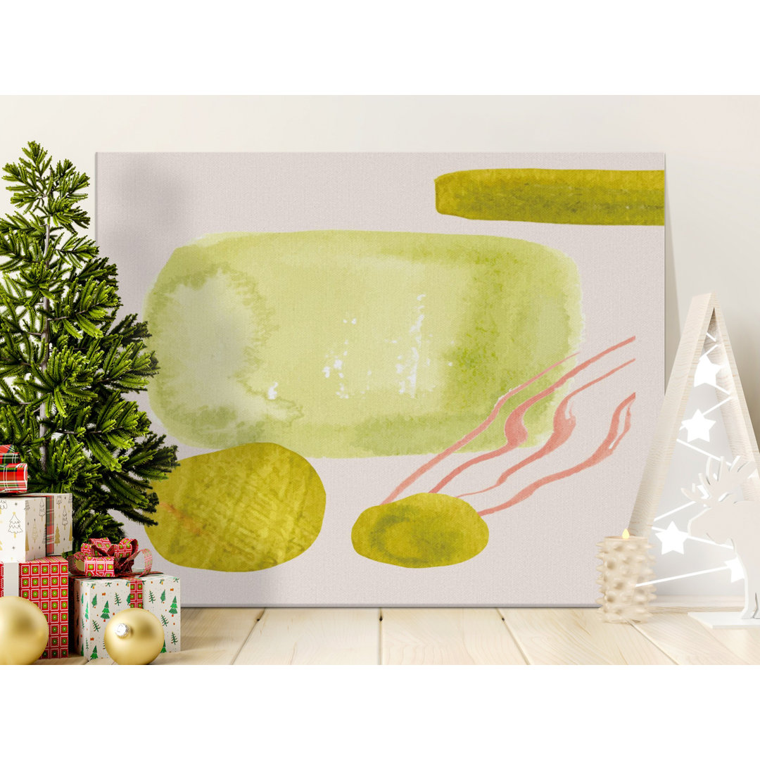Modern Abstract Watercolor Canvas Print