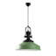 Lustre réglable élégant, corps en métal vert, 16,1 po de diamètre x 15,7 po de hauteur | Hauteur réglable de 17,7 à 51,2 po | Douille E27, 40 W maximum | Parfait pour les salles à manger et les espaces de vie, design élégant et fonctionnel-25753108