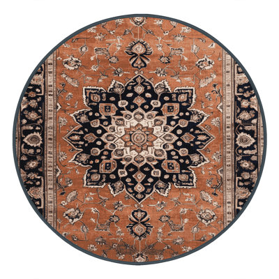 Tapis brun lavable à la machine