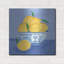 Art mural luxueux en métal «Lemon Still Life» par Farida Zaman, 24 po x 24 po-944059018