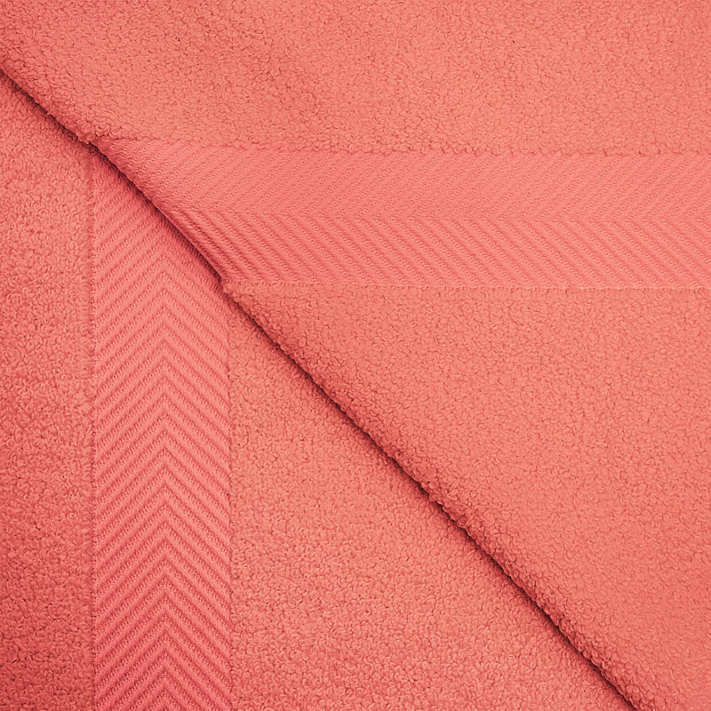 Ensemble de serviettes de bain en coton 6 pièces BNM, Corail