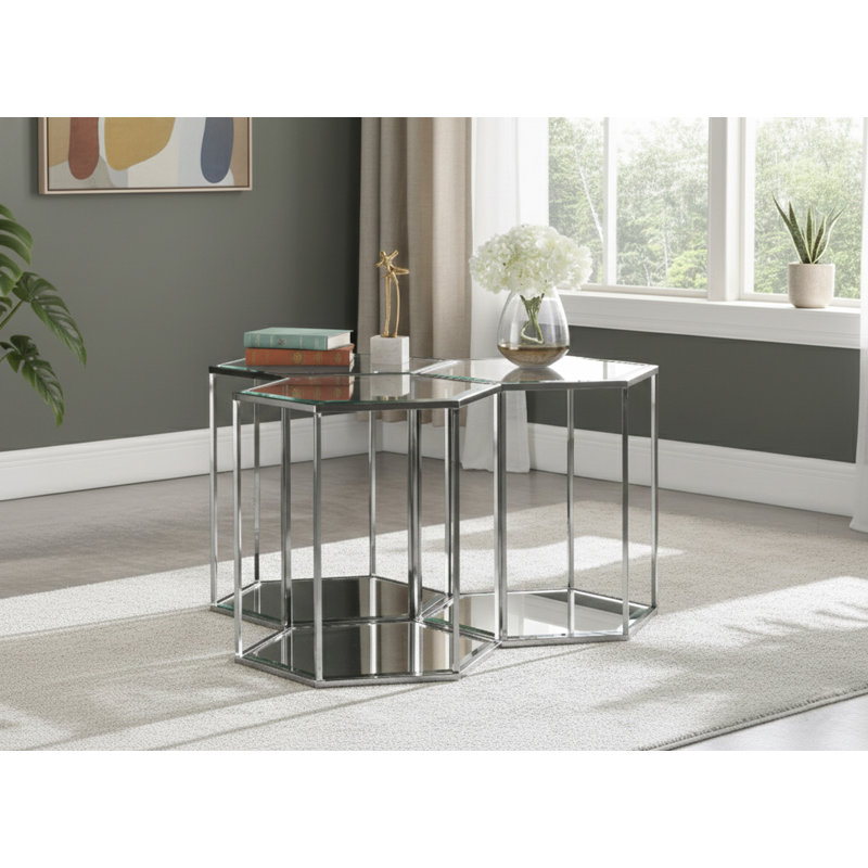 Table de bout Sei, Chrome