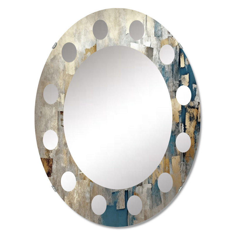 Delonghi - Miroir mural moderne ovale, 36 po x 24 po