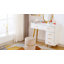 Repose-pieds rond en velours 14 po Celynn-282238533