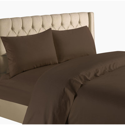 Stripe Weave 1200 Thread Count Striped 100% Cotton Sheet Set