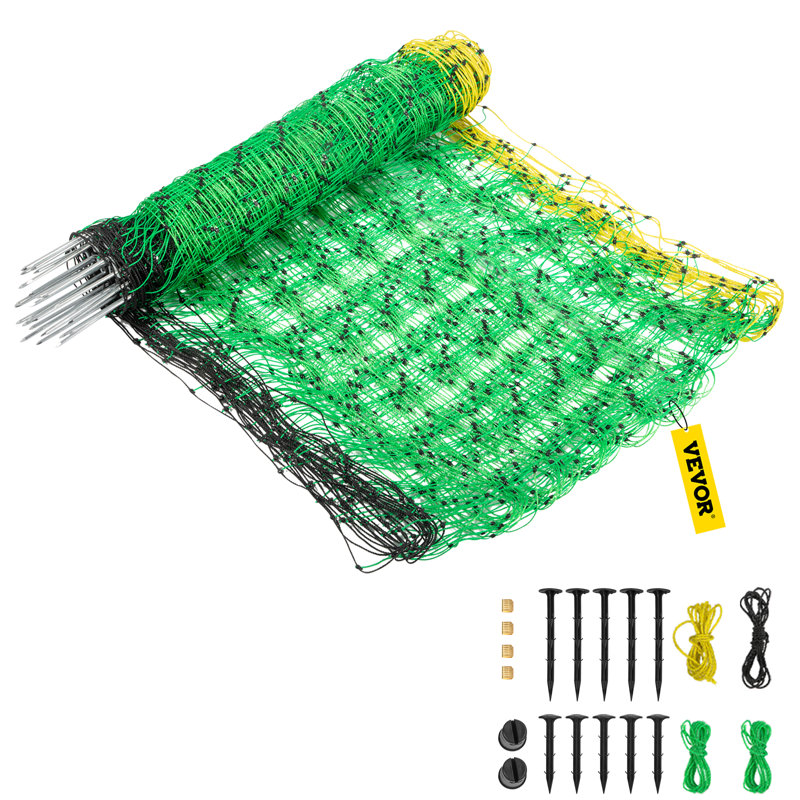 Static Electric Fence, H 42,5 po x l 68 po x P 0,5 po