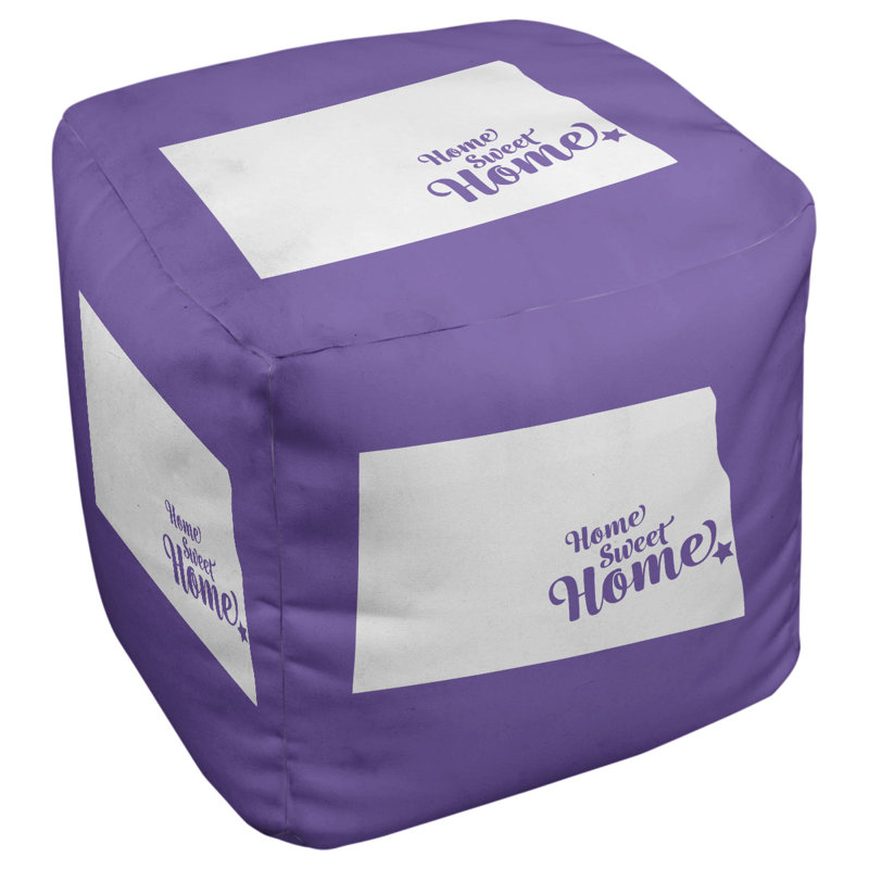 Repose-pieds à cubes pour la maison, Mauve