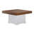 31.5" W Square Manufactured Wood Coffee Table with X-Detail Base-1666091455