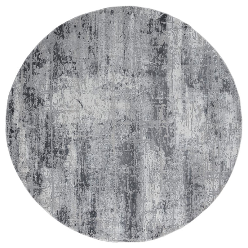 Emmeline Abstract Indoor Rug, Round 7'10"